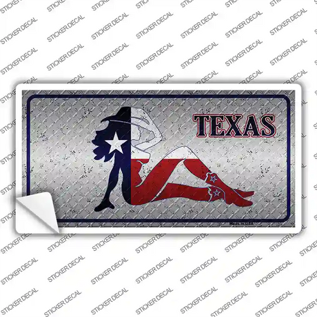 Texas Girl Diamond Novelty Sticker Decal