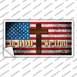 God We Trust Novelty Sticker Decal