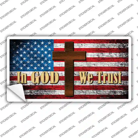 God We Trust Novelty Sticker Decal
