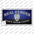Real Heroes Blue Novelty Sticker Decal