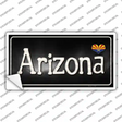 Arizona Flag Script Novelty Sticker Decal