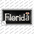 Florida Flag Script Novelty Sticker Decal