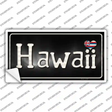 Hawaii Flag Script Novelty Sticker Decal