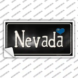 Nevada Flag Script Novelty Sticker Decal