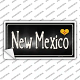 New Mexico Flag Script Novelty Sticker Decal