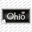 Ohio Flag Script Novelty Sticker Decal