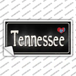 Tennessee Flag Script Novelty Sticker Decal