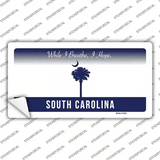 South Carolina Background Novelty Sticker Decal