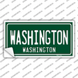 Washington Green Novelty Sticker Decal
