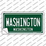 Washington Green Novelty Sticker Decal
