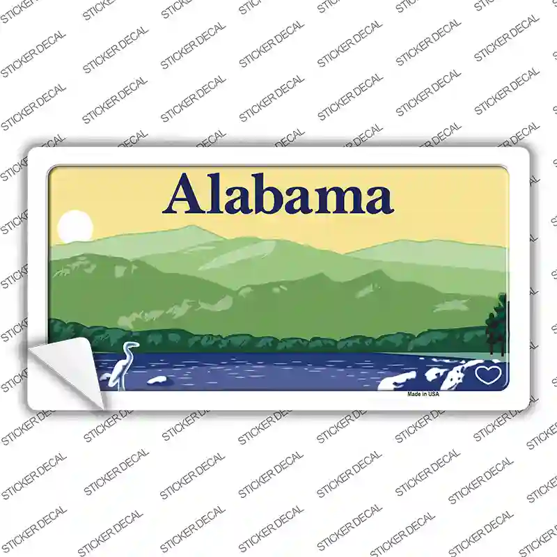 Alabama Novelty Sticker Decal