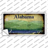 Alabama Rusty Novelty Sticker Decal