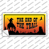 End Of Trail Scenic Novelty Sticker Decal