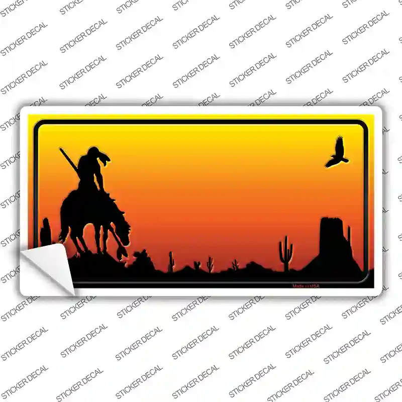 End Trail Blank Scenic Novelty Sticker Decal