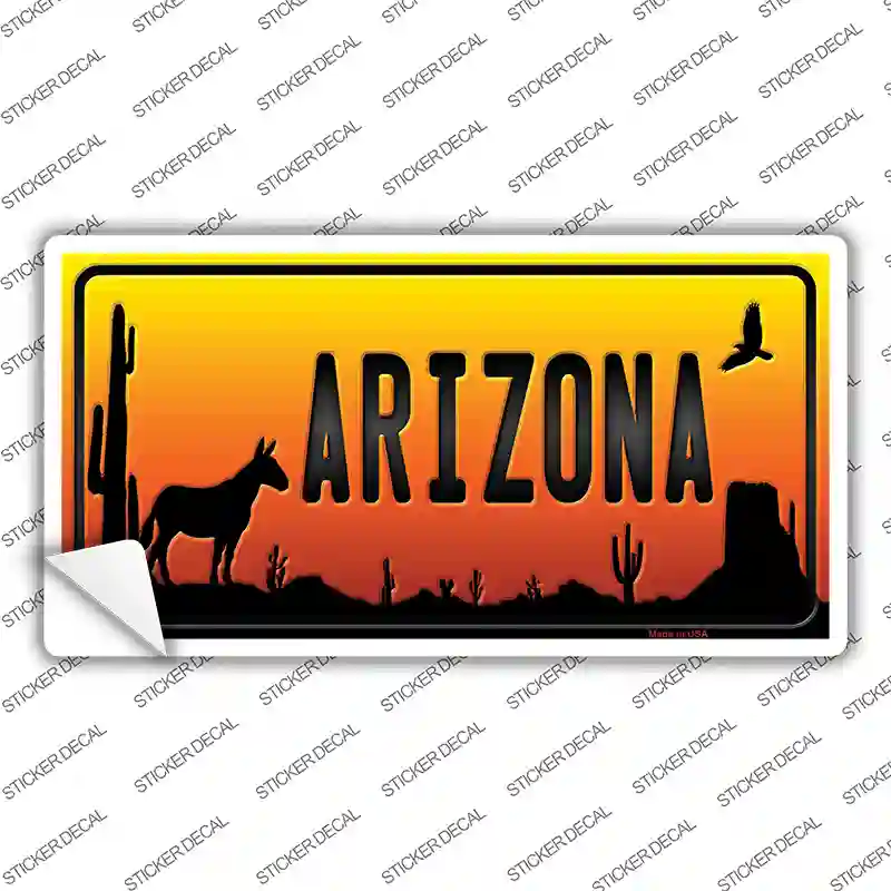 Donkey Arizona Scenic Novelty Sticker Decal