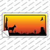 Donkey Blank Scenic Novelty Sticker Decal
