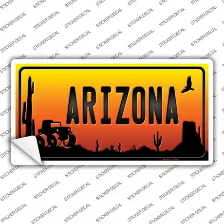 Jeep Arizona Scenic Novelty Sticker Decal