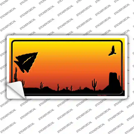 Arrowhead Blank Scenic Novelty Sticker Decal