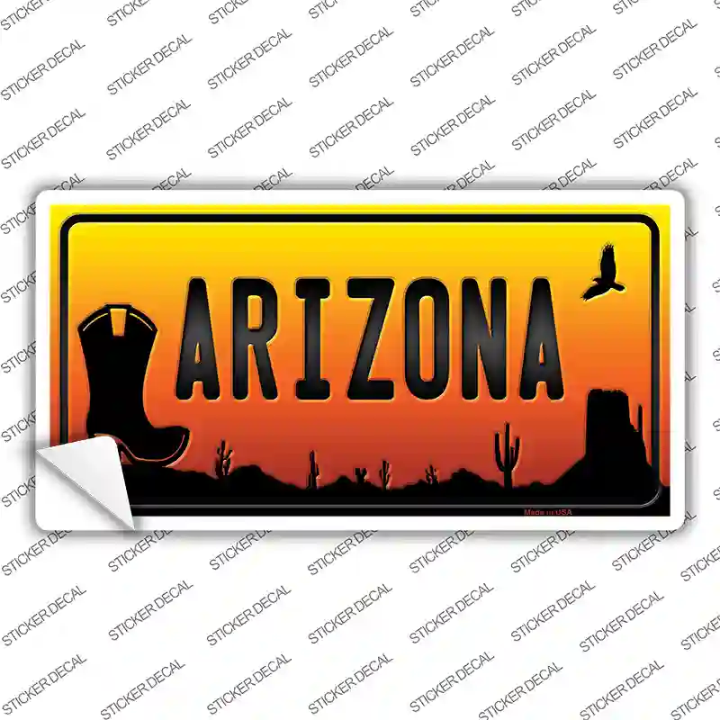 Boot Arizona Scenic Novelty Sticker Decal