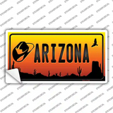 Cowboy Hat Arizona Scenic Novelty Sticker Decal