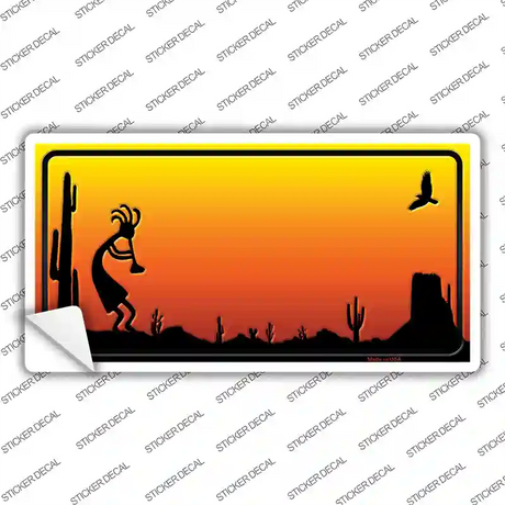 Kokopelli Blank Scenic Novelty Sticker Decal
