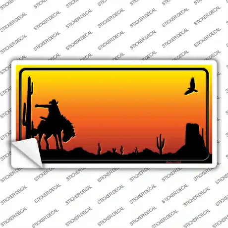 Rodeo Blank Scenic Novelty Sticker Decal