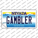 Gambler Nevada Novelty Sticker Decal