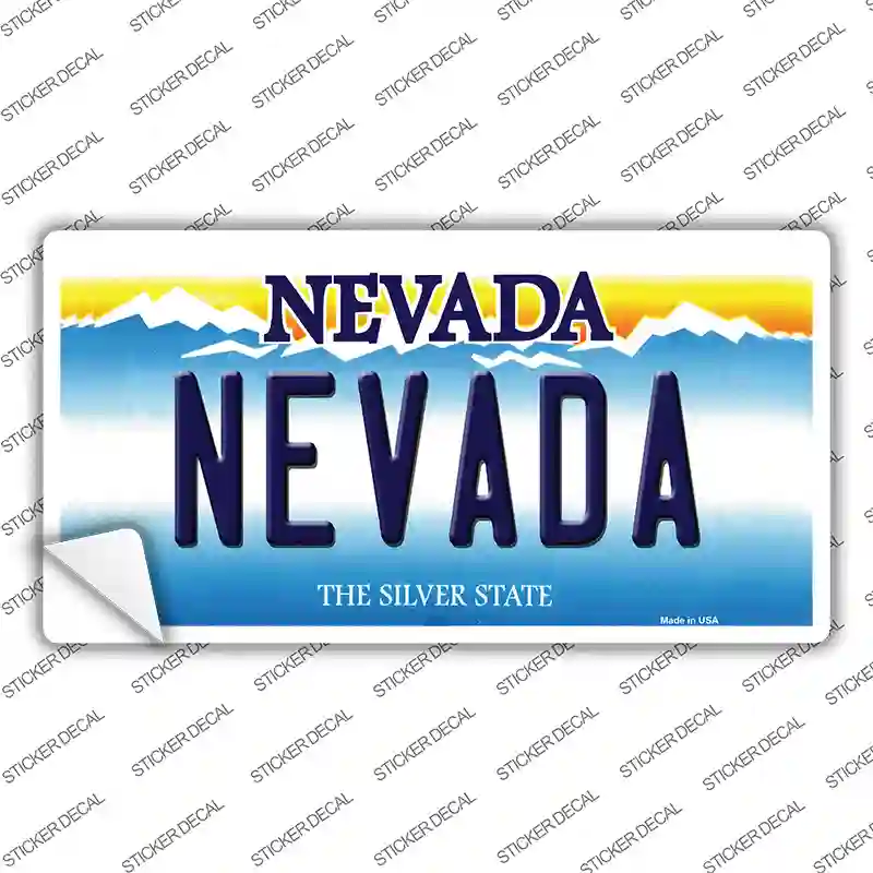 Nevada  Novelty Sticker Decal