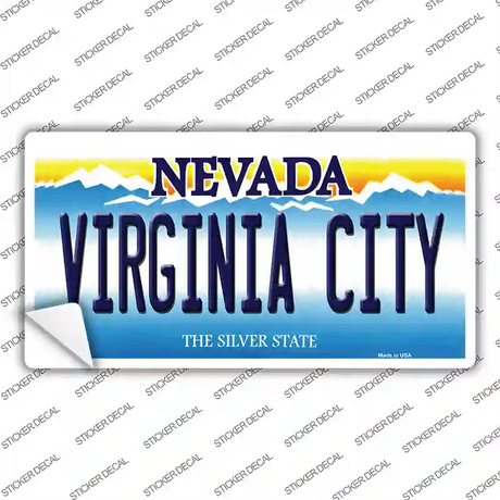 Virginia City Nevada Novelty Sticker Decal