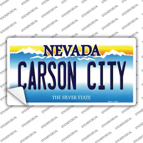 Carson City Nevada Novelty Sticker Decal