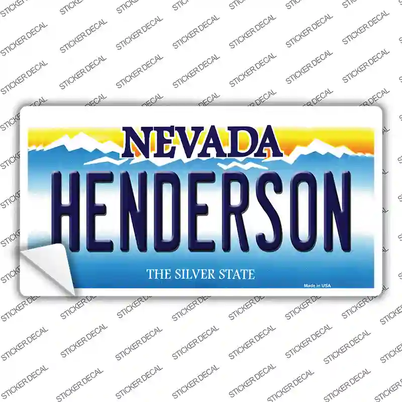Henderson Nevada Novelty Sticker Decal
