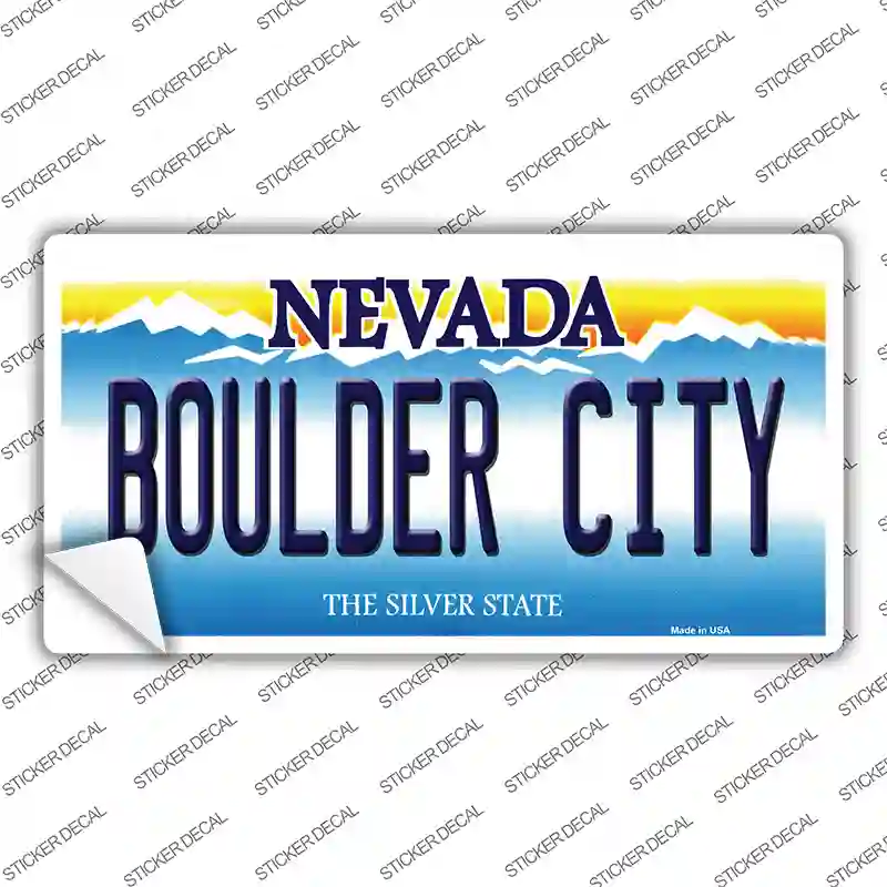 Boulder City Nevada Novelty Sticker Decal