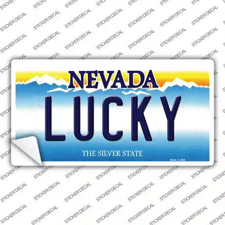 Lucky Nevada Novelty Sticker Decal