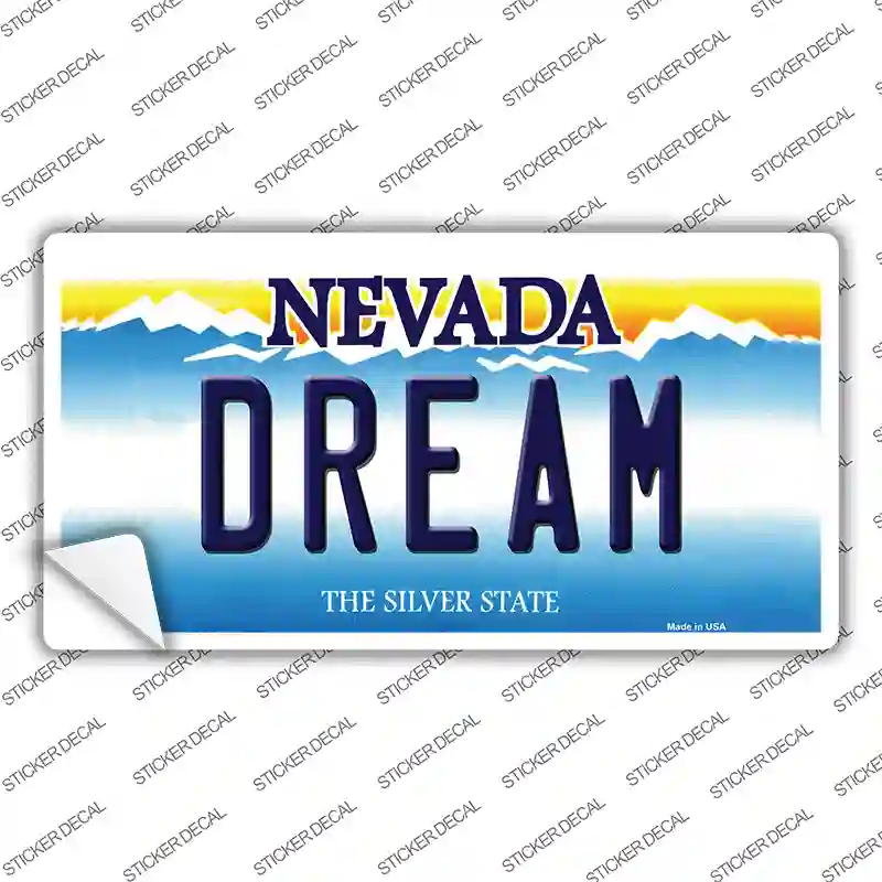 Dream Nevada Novelty Sticker Decal