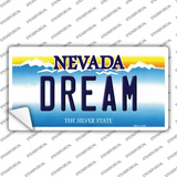 Dream Nevada Novelty Sticker Decal