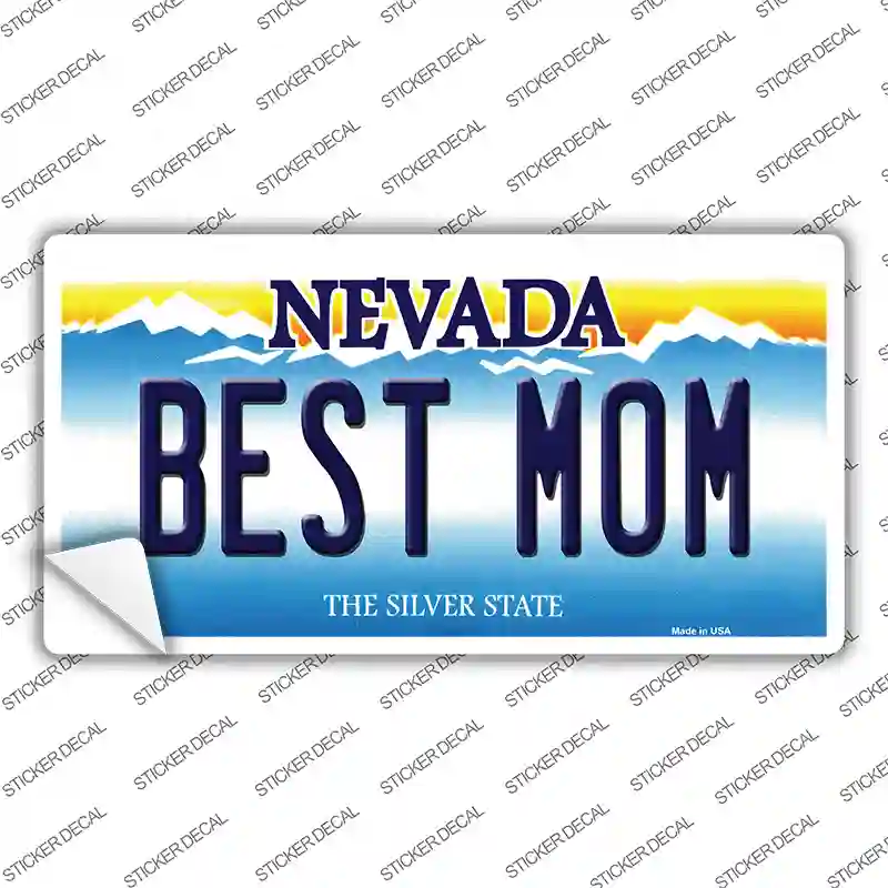 Best Mom Nevada Novelty Sticker Decal