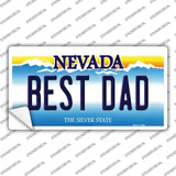 Best Dad Nevada Novelty Sticker Decal
