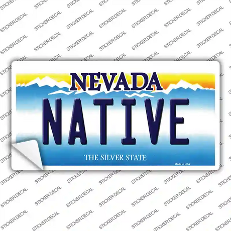 Native Nevada Novelty Sticker Decal