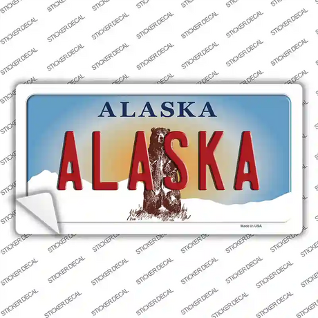 Alaska State Novelty Sticker Decal
