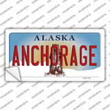 Anchorage Alaska State Novelty Sticker Decal