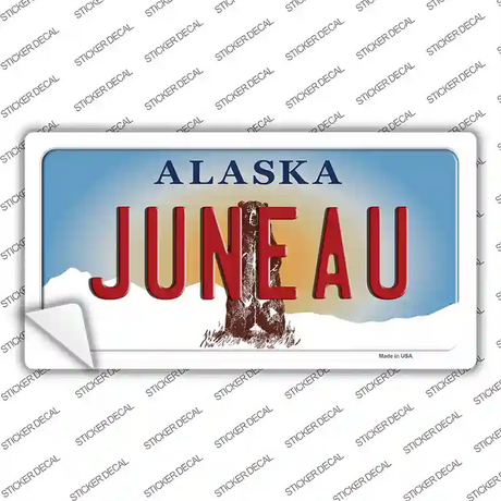 Juneau Alaska State Novelty Sticker Decal