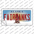 Fairbanks Alaska State Novelty Sticker Decal