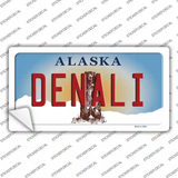 Denali Alaska State Novelty Sticker Decal