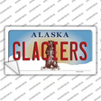 Glaciers Alaska State Novelty Sticker Decal