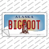 Bigfoot Alaska State Novelty Sticker Decal