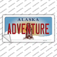 Adventure Alaska State Novelty Sticker Decal