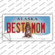 Best Mom Alaska State Novelty Sticker Decal