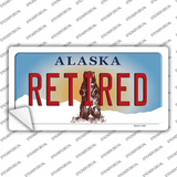 Retired Alaska State Novelty Sticker Decal