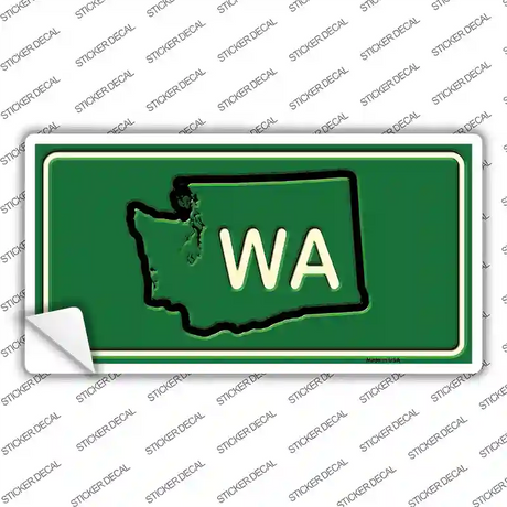 WA State Novelty Sticker Decal