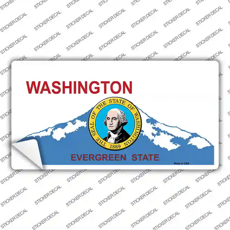 Washington With Seal Novelty Sticker Decal